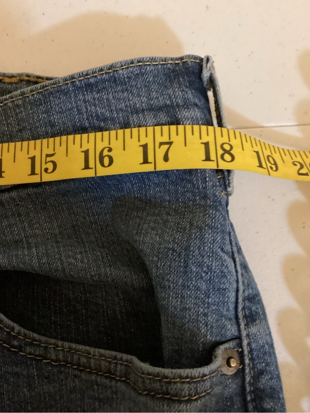 Levi's Plus Size 18 Medium Blue Bootcut Jeans - Picture 8 of 10